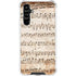 Antique Notes Galaxy A54 5G Clear Case