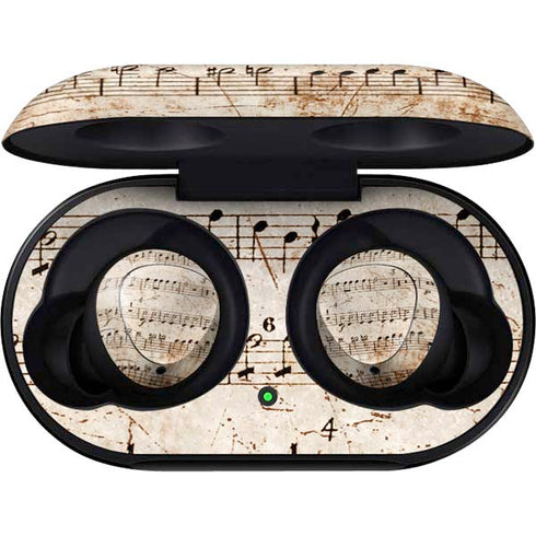 Antique Notes Galaxy Buds Skin