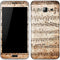 Antique Notes Galaxy J3 Skin