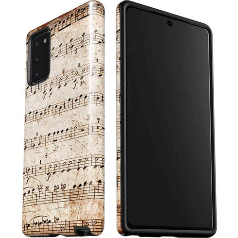 Antique Notes Galaxy Note20 5G Pro Case