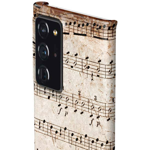 Antique Notes Galaxy Note20 Ultra 5G Lite Case