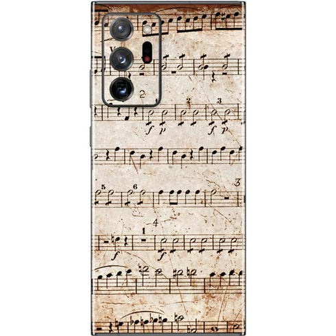 Antique Notes Galaxy Note20 Ultra 5G Skin
