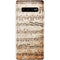 Antique Notes Galaxy S10 Plus Skin