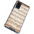 Antique Notes Galaxy S20 FE Clear Case