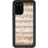 Antique Notes Galaxy S20 Plus Waterproof Case