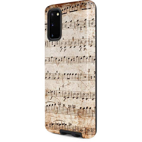 Antique Notes Galaxy S20 Pro Case