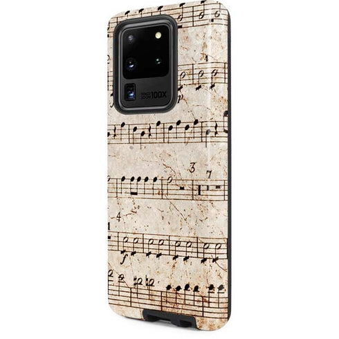 Antique Notes Galaxy S20 Ultra 5G Pro Case