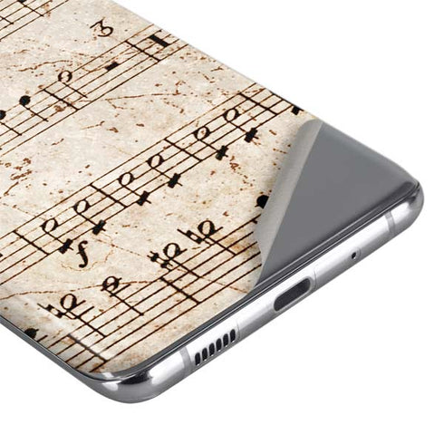 Antique Notes Galaxy S20 Ultra 5G Skin