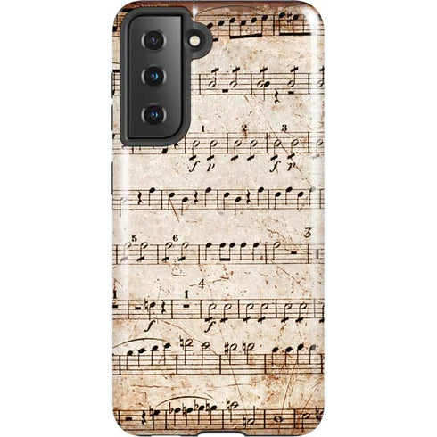 Antique Notes Galaxy S21 5G Pro Case