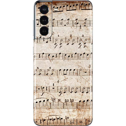 Antique Notes Galaxy S21 5G Skin