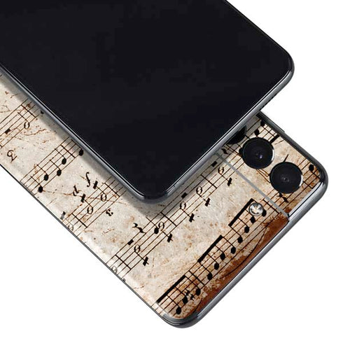 Antique Notes Galaxy S21 5G Skin