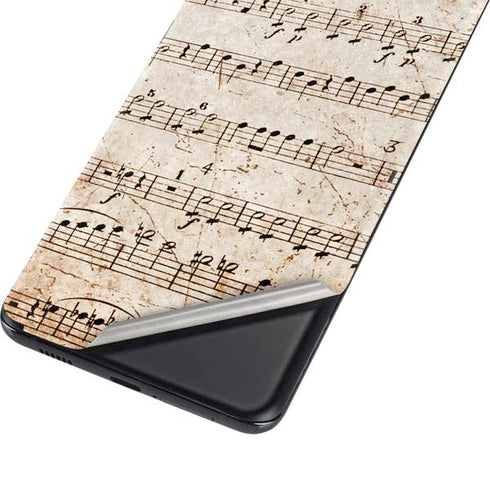 Antique Notes Galaxy S21 5G Skin