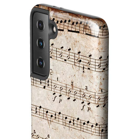 Antique Notes Galaxy S21 FE Pro Case