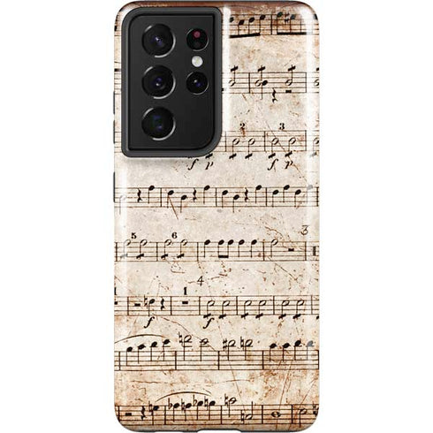 Antique Notes Galaxy S21 Ultra 5G Pro Case