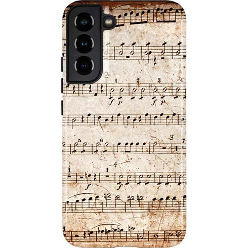 Antique Notes Galaxy S22 Plus Pro Case