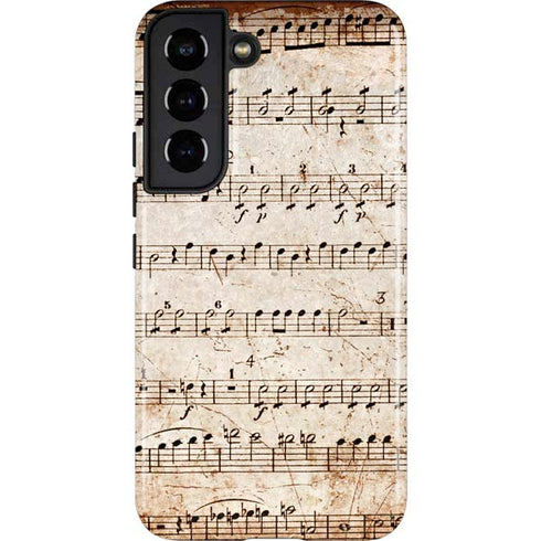 Antique Notes Galaxy S22 Pro Case