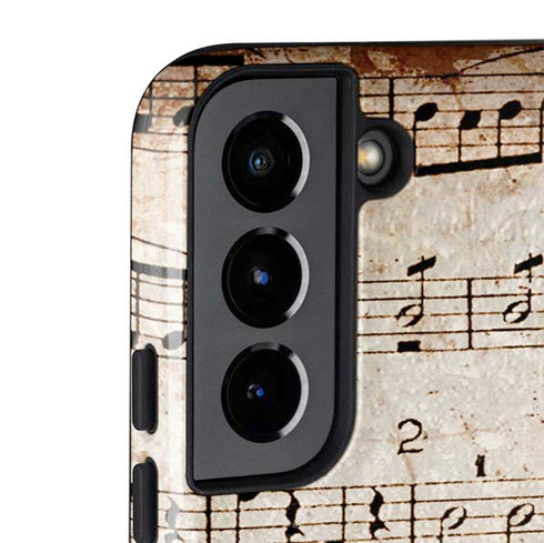Antique Notes Galaxy S22 Pro Case