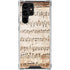 Antique Notes Galaxy S22 Ultra Clear Case