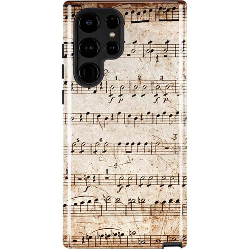 Antique Notes Galaxy S22 Ultra Pro Case