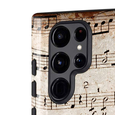 Antique Notes Galaxy S22 Ultra Pro Case