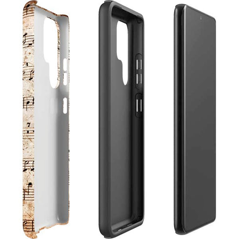 Antique Notes Galaxy S22 Ultra Pro Case