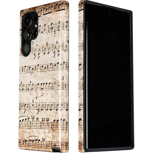 Antique Notes Galaxy S22 Ultra Pro Case