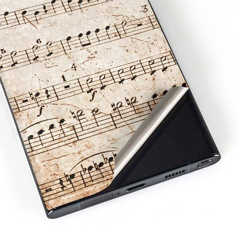 Antique Notes Galaxy S22 Ultra Skin
