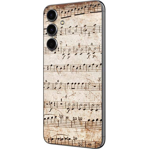 Antique Notes Galaxy S23 FE Skin
