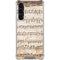 Antique Notes Galaxy S23 Plus Clear Case