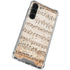 Antique Notes Galaxy S23 Plus Clear Case