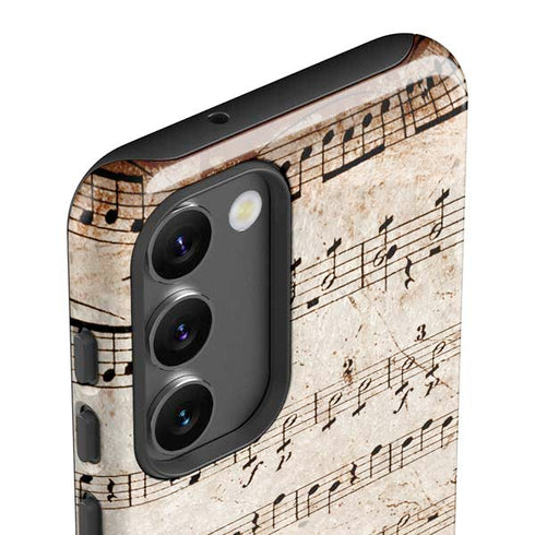 Antique Notes Galaxy S23 Plus Pro Case