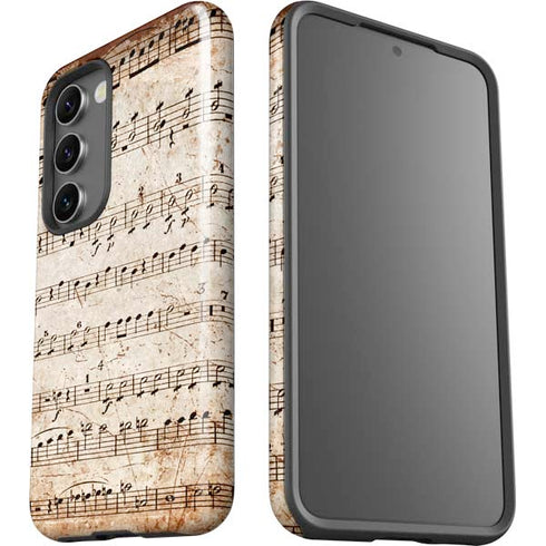 Antique Notes Galaxy S23 Pro Case