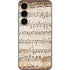 Antique Notes Galaxy S23 Skin