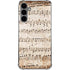 Antique Notes Galaxy S24 Plus Clear Case