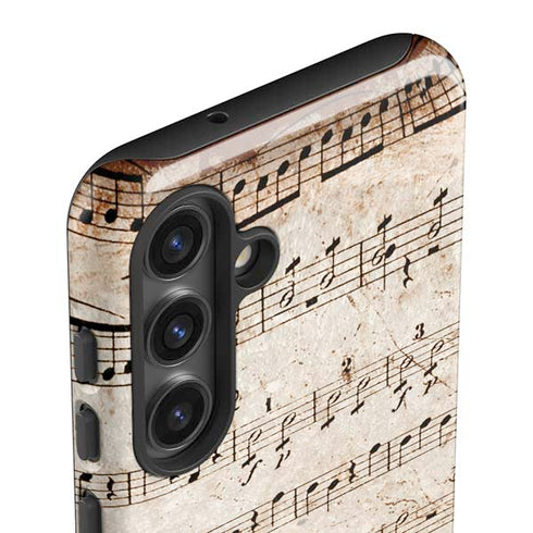Antique Notes Galaxy S24 Plus Impact Case