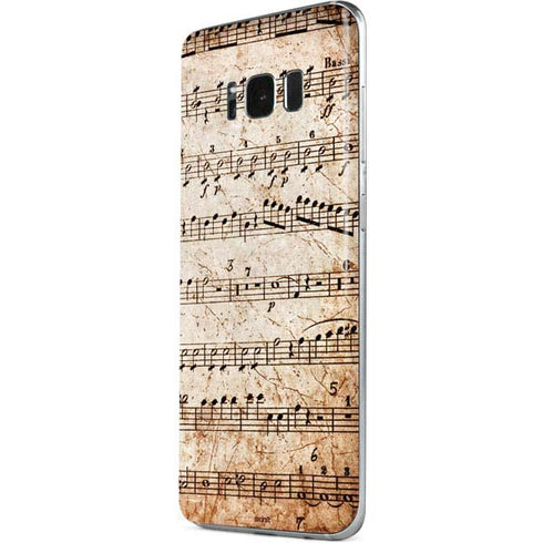 Antique Notes Galaxy S8 Skin