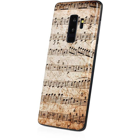 Antique Notes Galaxy S9 Plus Skin