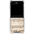 Antique Notes Galaxy Z Flip5 5G Clear Case