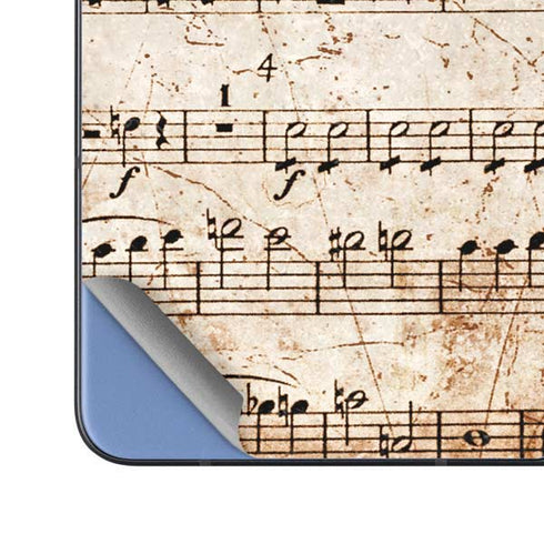 Antique Notes Galaxy Z Fold5 5G Skin