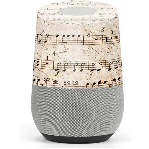 Antique Notes Google Home Skin