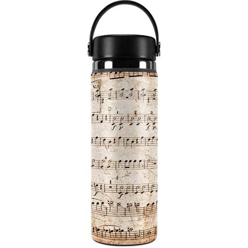 Antique Notes Hydro Flask 20oz Wide Mouth Skin