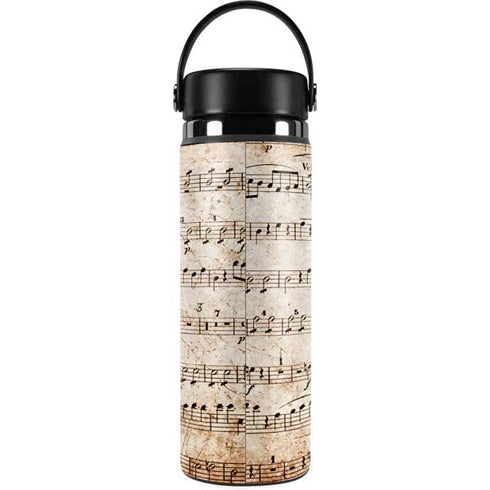 Antique Notes Hydro Flask 20oz Wide Mouth Skin