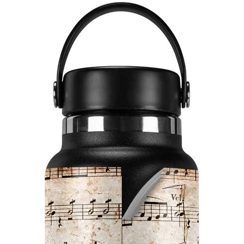 Antique Notes Hydro Flask 32oz Wide Mouth Skin