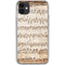 Antique Notes iPhone 11 Clear Case