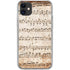 Antique Notes iPhone 11 Clear Case