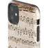 Antique Notes iPhone 11 Impact Case