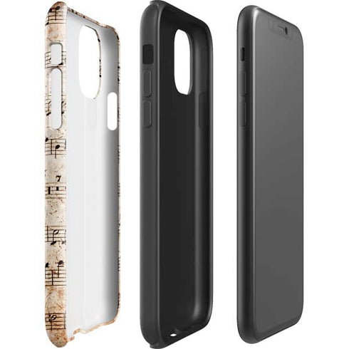 Antique Notes iPhone 11 Impact Case