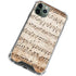 Antique Notes iPhone 11 Pro Max Clear Case