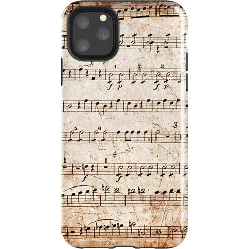 Antique Notes iPhone 11 Pro Max Impact Case