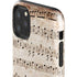 Antique Notes iPhone 11 Pro Max Impact Case